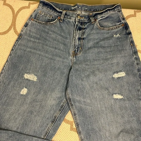 Old Navy extra hi-rise loose taper me Darla Blue Jeans - Picture 14 of 16